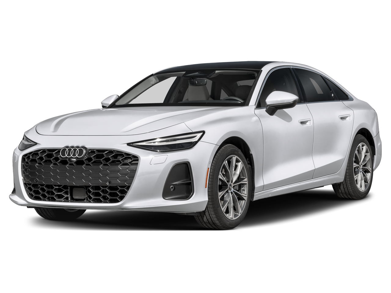2026 Audi A6 Premium Plus quattro in Gray — front three-quarter view