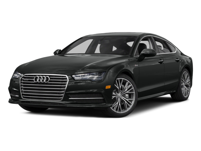 2016 Audi A7 3.0T Prestige quattro in Moonlight Blue — front three-quarter view