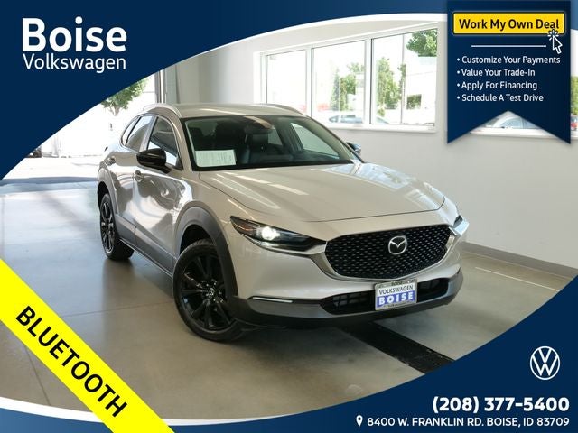 2024 Mazda Mazda CX-30 2.5 S Select Sport in Platinum Quartz Metallic — front three-quarter view